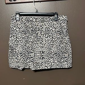 Cheetah print skirt
